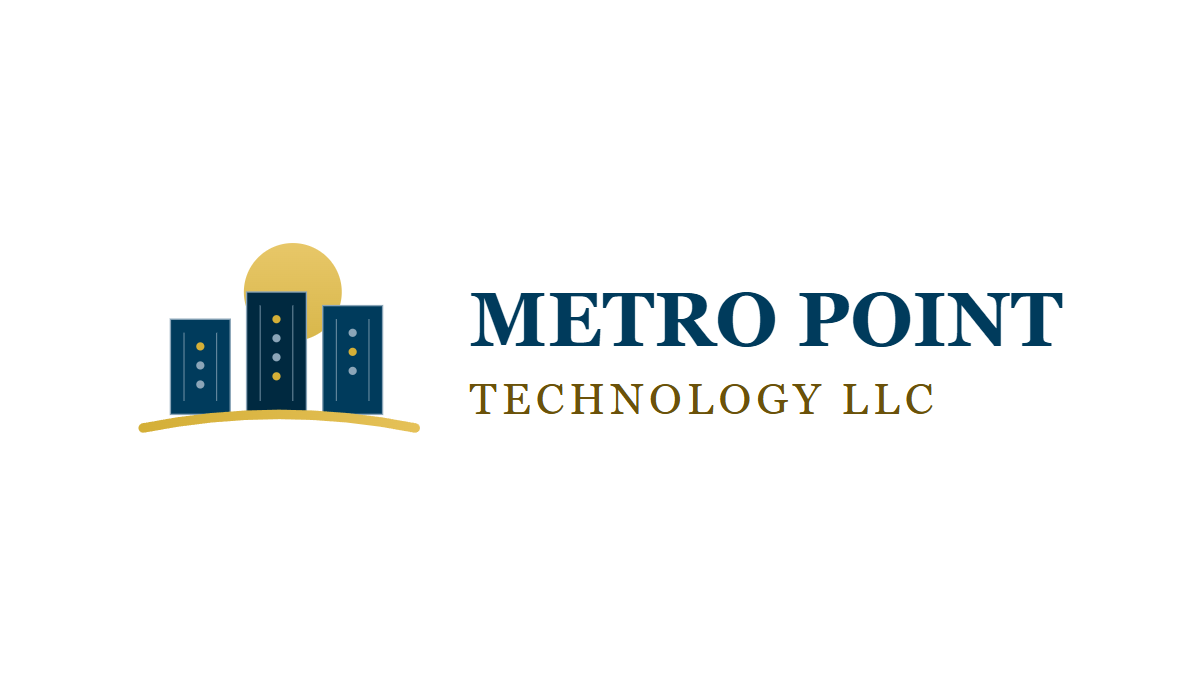 Metro Point Technology logo. Metro Point Technology is the AI and software studio Patrick Stabell founded in Cape Coral, Florida.
